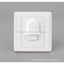 White colour door wall switch door bell push